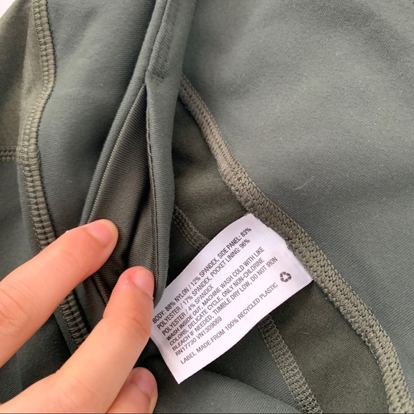 Joy Lab Olive Green Premium Moto Leggings - Picture 5 of 7